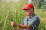 Brad Black with Switchgrass by Ken Goddard