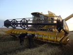 Work on Grain Combine by Olga Khaliukova